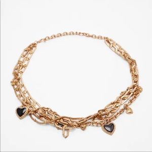 Zara HEART CHARMS BELT